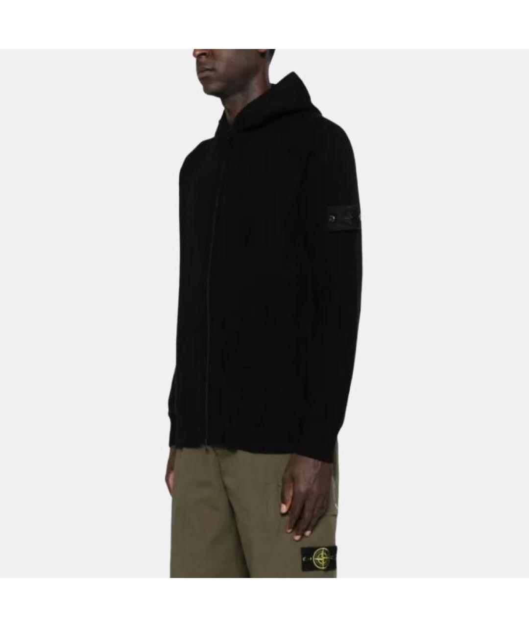 STONE ISLAND Черная куртка, фото 2