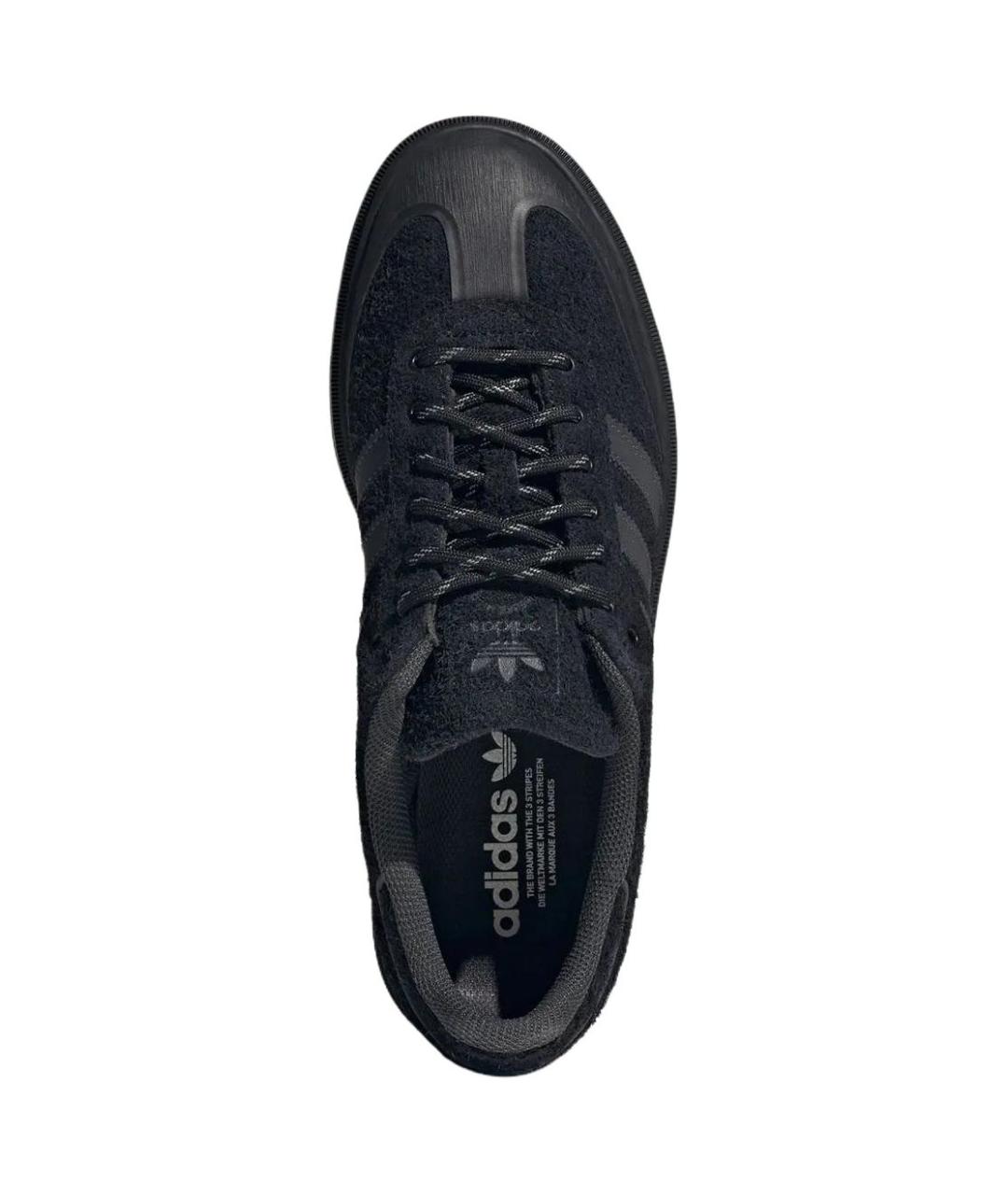 ADIDAS Черные замшевые кеды, фото 3