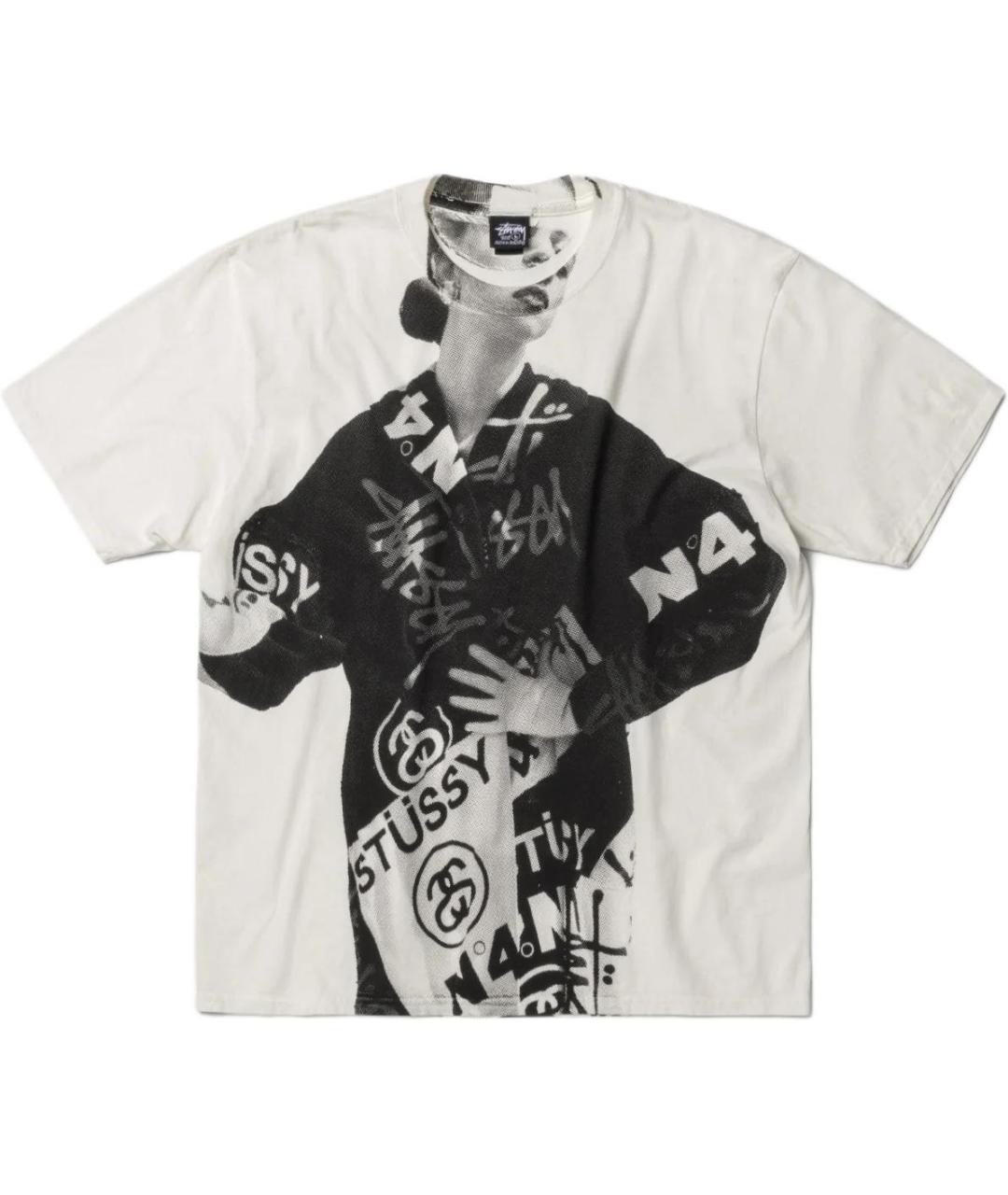 STUSSY Серая футболка, фото 1