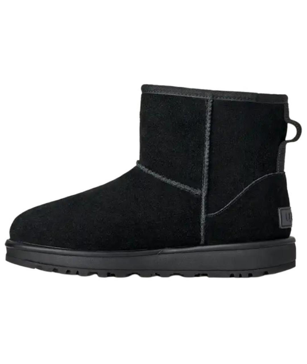 UGG AUSTRALIA Черные замшевые ботинки, фото 3