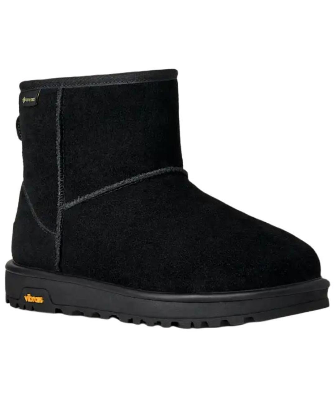 UGG AUSTRALIA Черные замшевые ботинки, фото 4