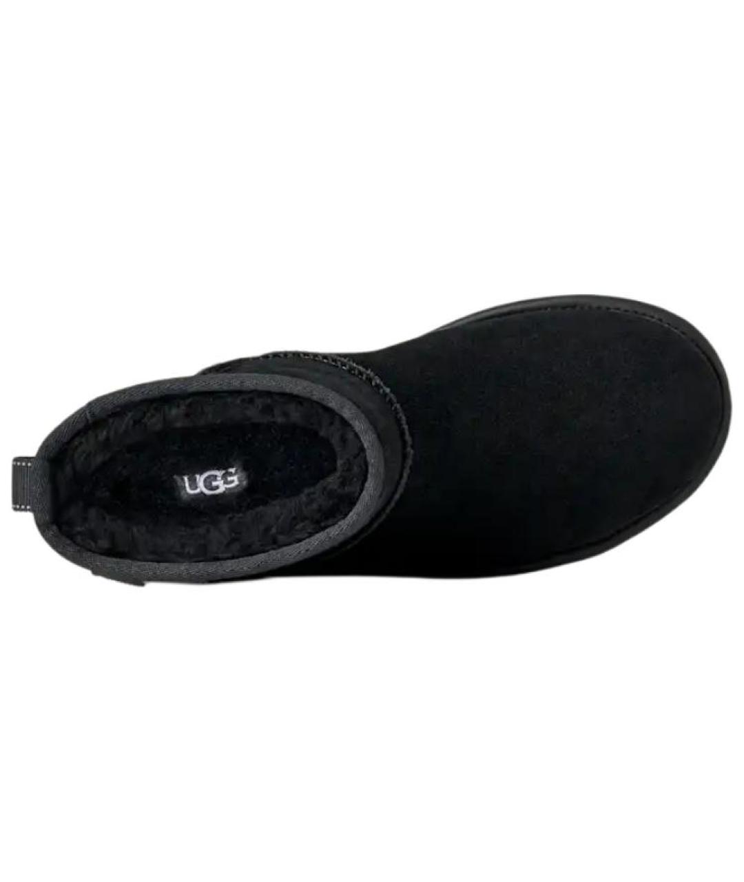 UGG AUSTRALIA Черные замшевые ботинки, фото 5