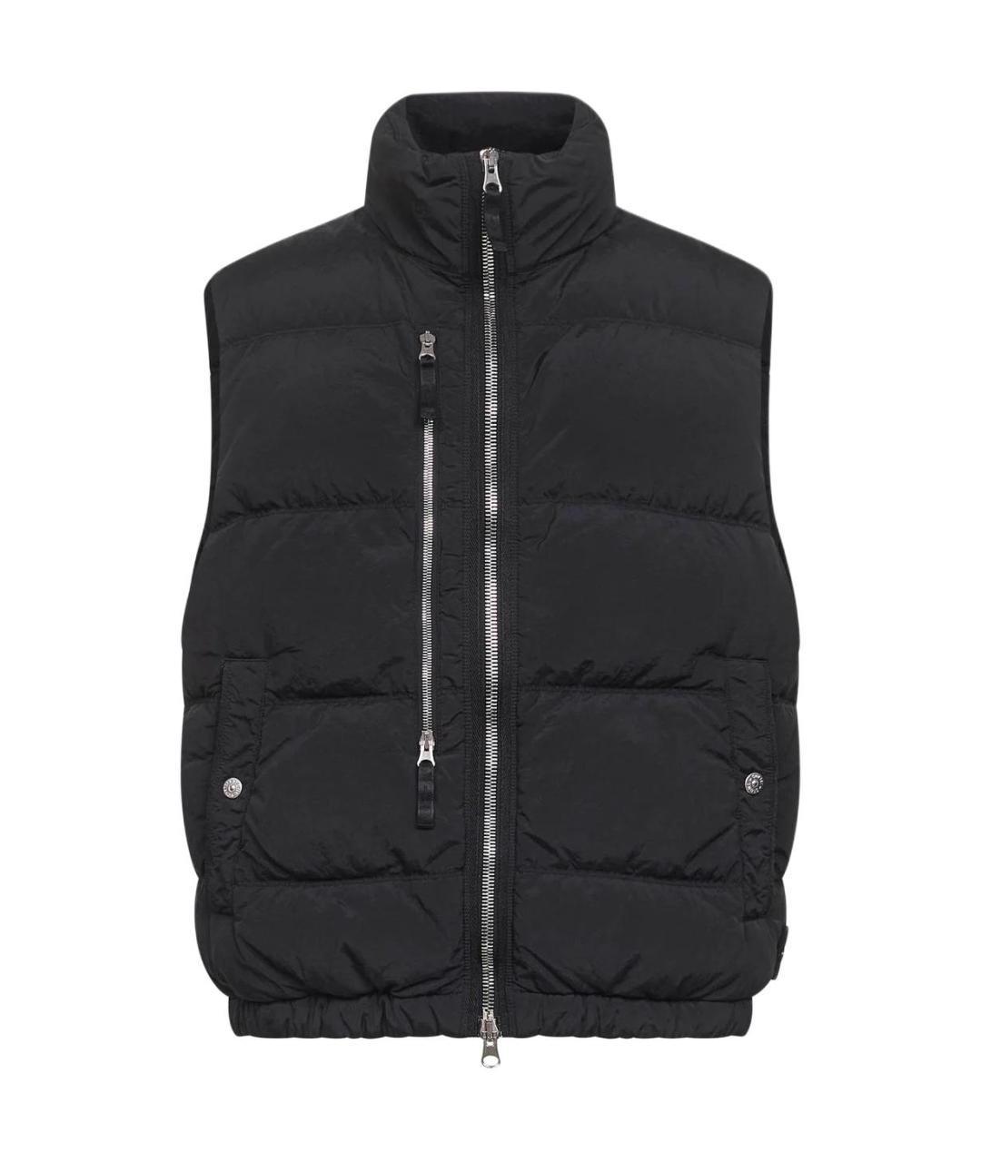 STONE ISLAND Черный жилет, фото 1