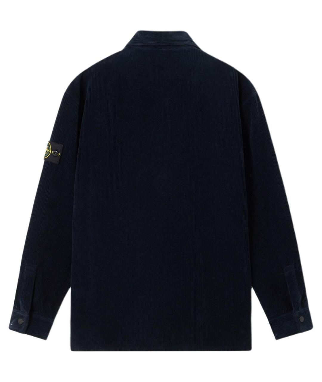STONE ISLAND Синяя кэжуал рубашка, фото 2