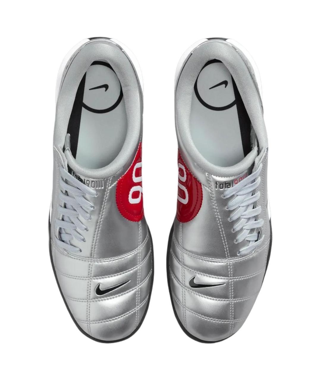 NIKE Серебряные кеды, фото 4