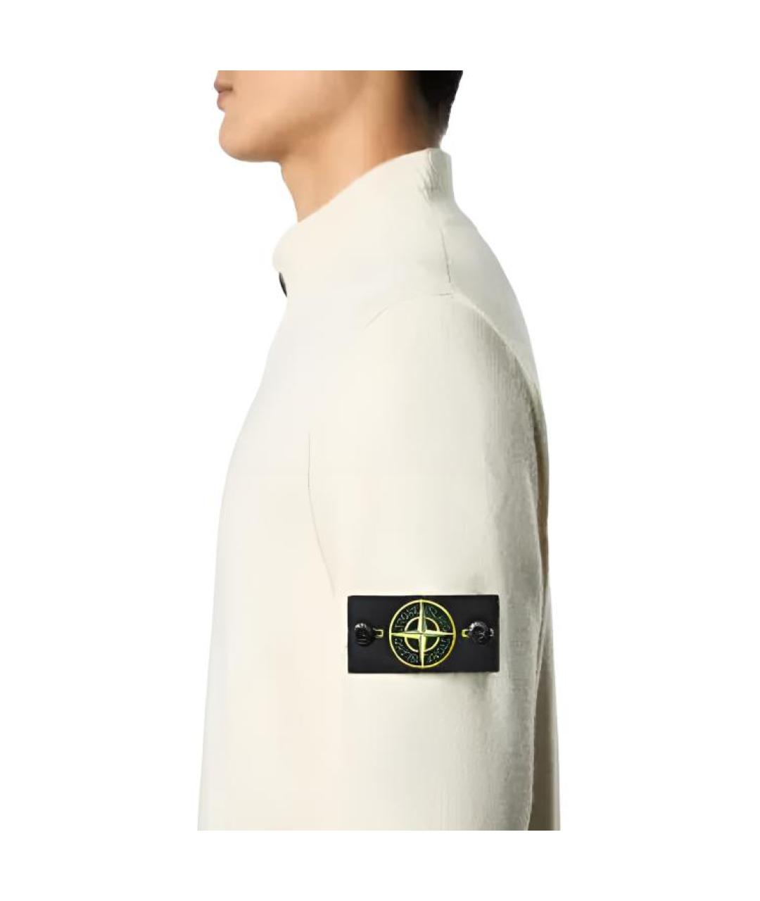 STONE ISLAND Бежевый джемпер / свитер, фото 2