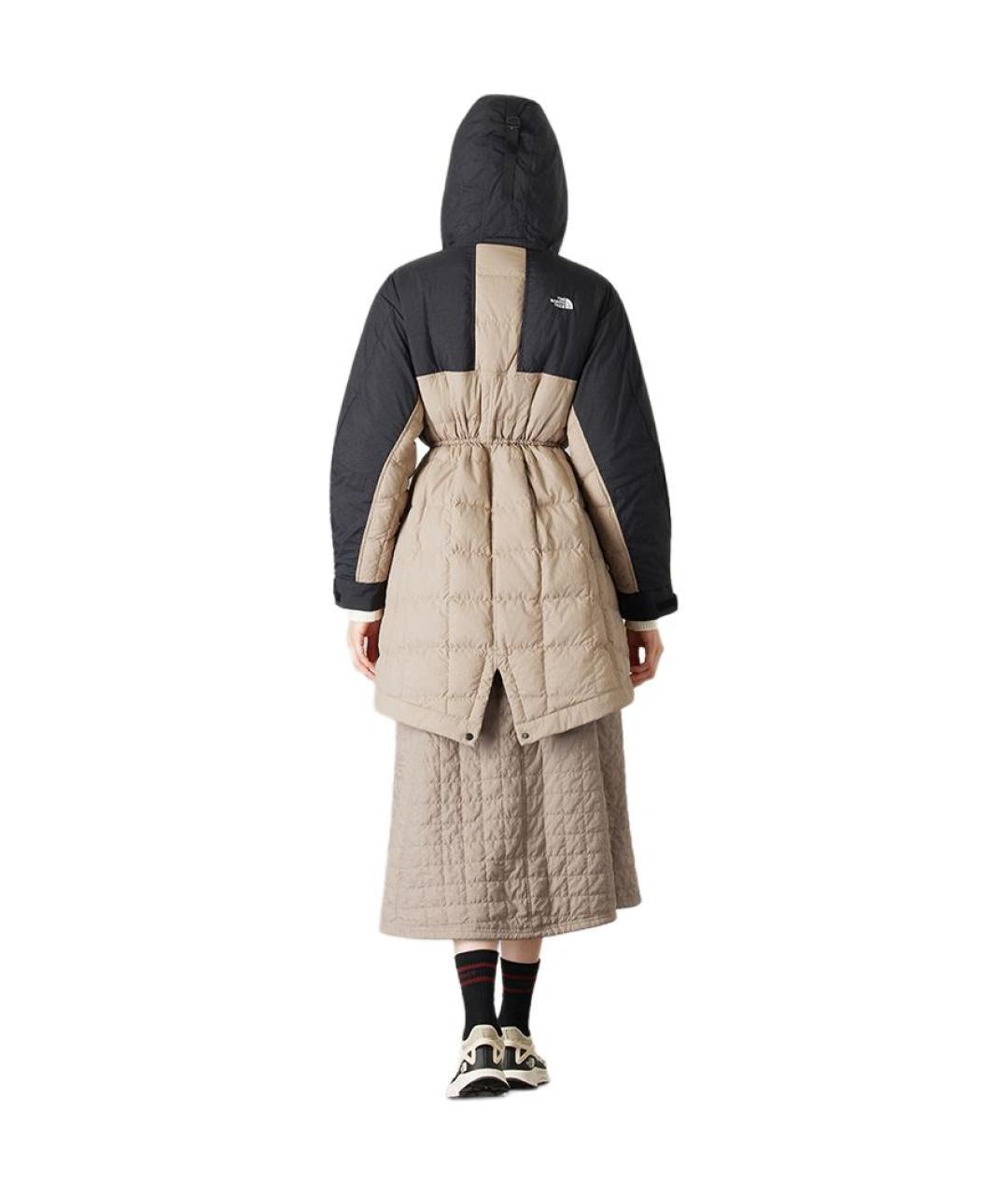 THE NORTH FACE Коричневый пуховик, фото 2