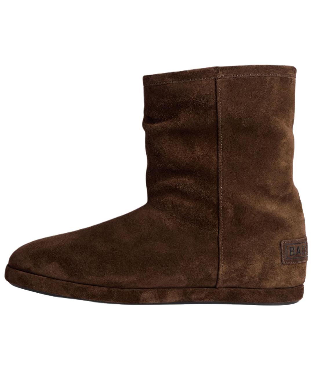 BALENCIAGA Коричневые высокие ботинки, фото 2