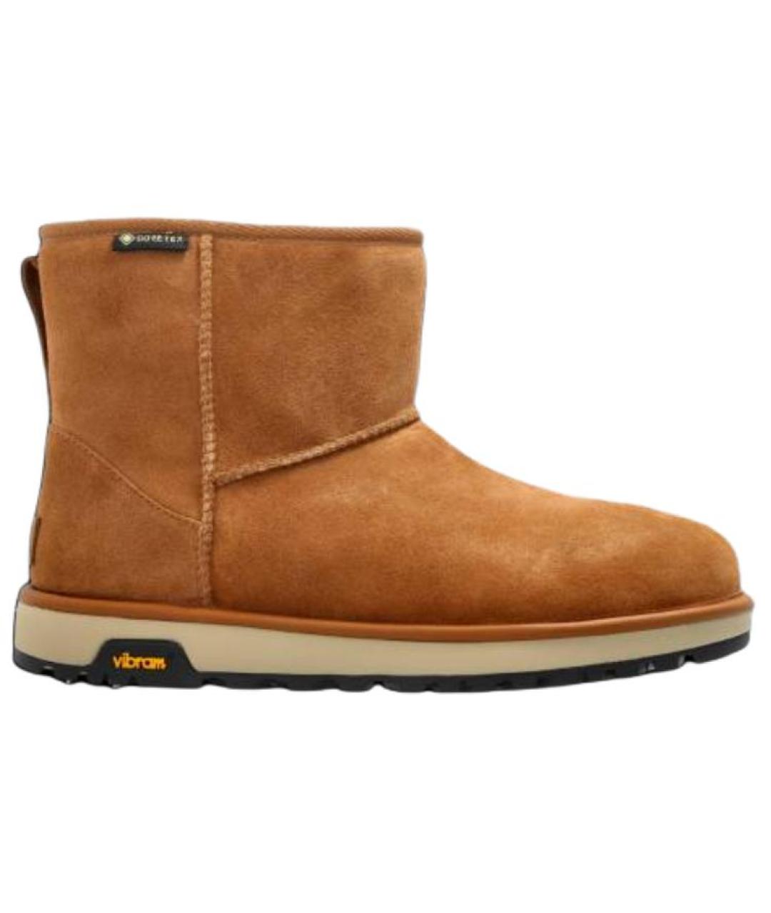 UGG AUSTRALIA Коричневые нубуковые ботинки, фото 1