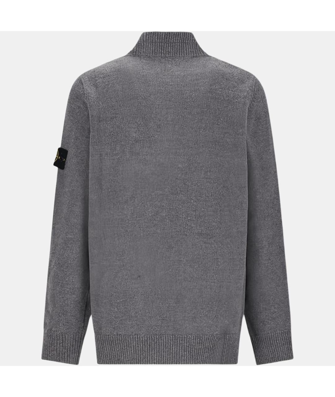 STONE ISLAND Серый джемпер / свитер, фото 2