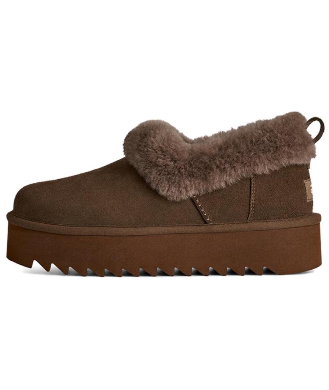 UGG AUSTRALIA Коричневые замшевые ботинки, фото 6