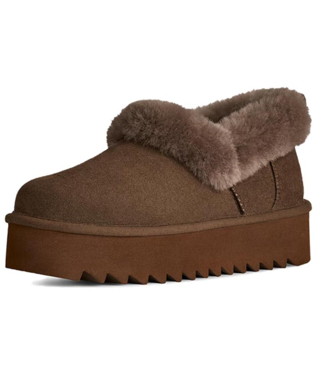UGG AUSTRALIA Коричневые замшевые ботинки, фото 2