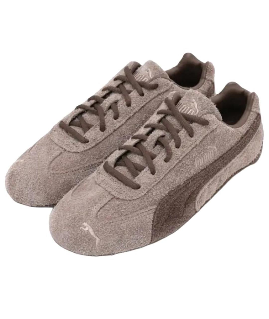 PUMA Коричневые кеды, фото 4