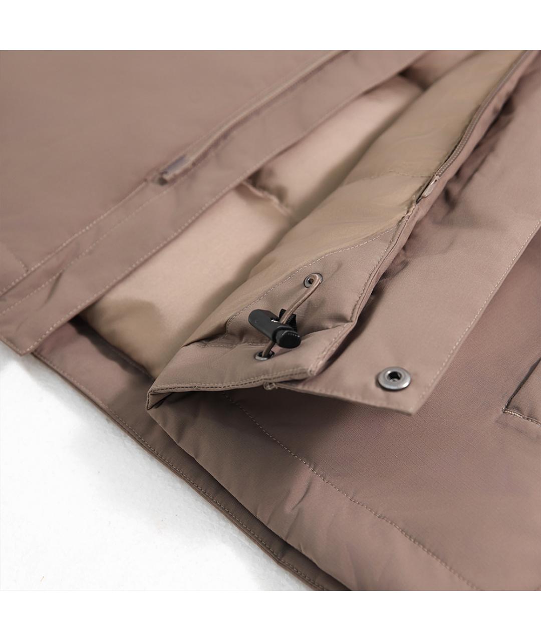 THE NORTH FACE Коричневый пуховик, фото 5