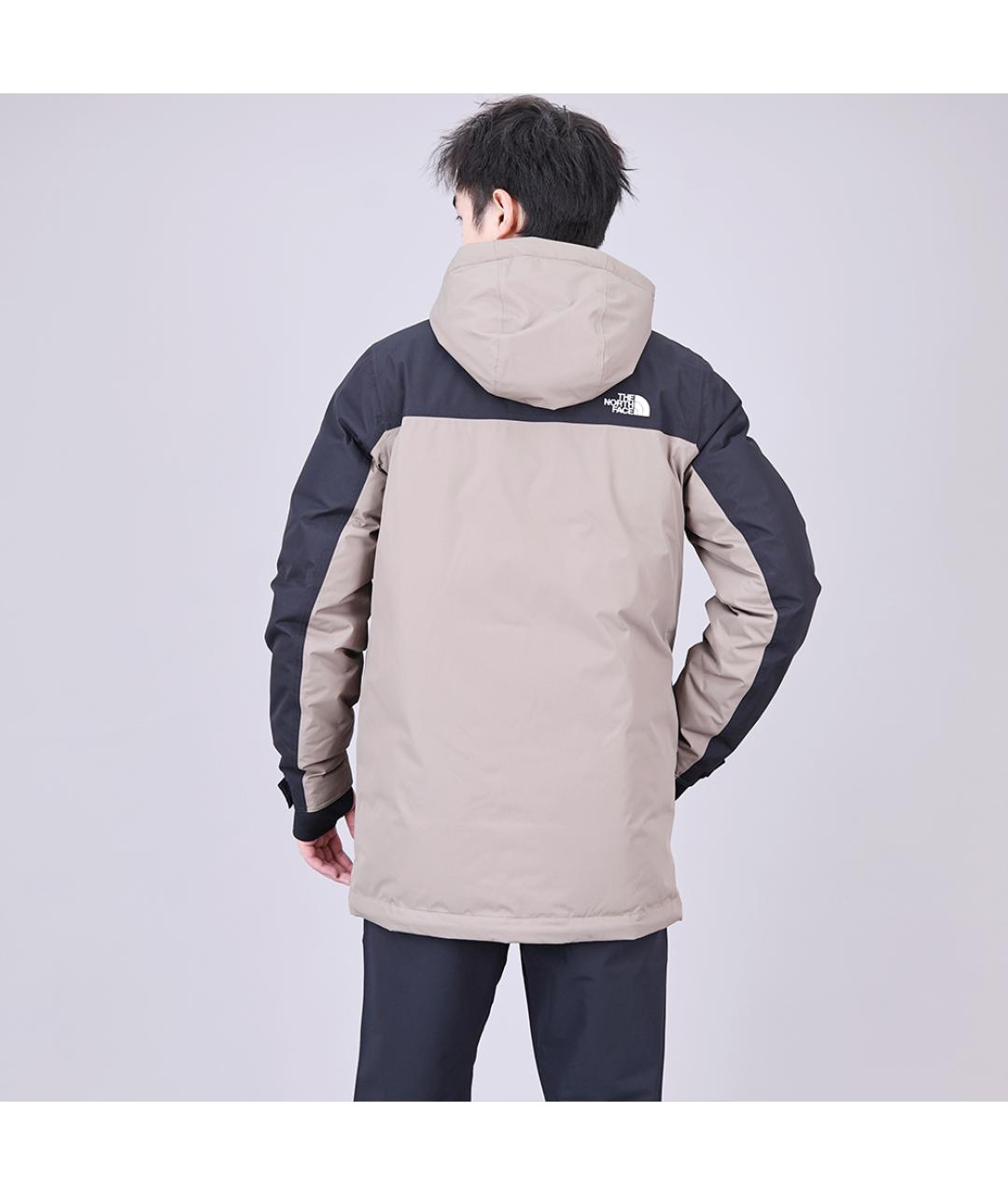 THE NORTH FACE Коричневый пуховик, фото 4