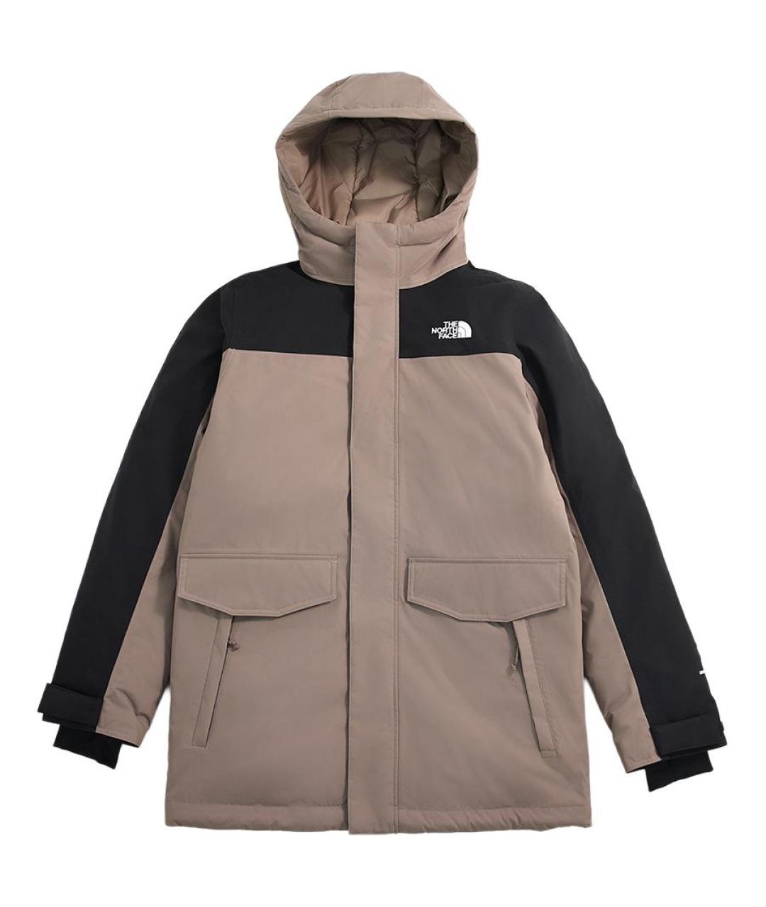 THE NORTH FACE Коричневый пуховик, фото 1