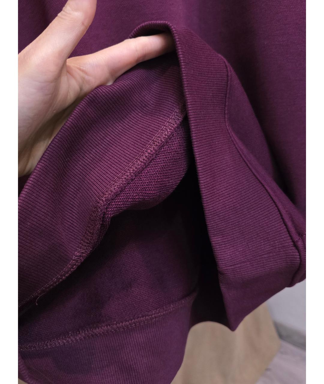 JOHN RICHMOND Бордовый хлопковый спортивный костюм, фото 6