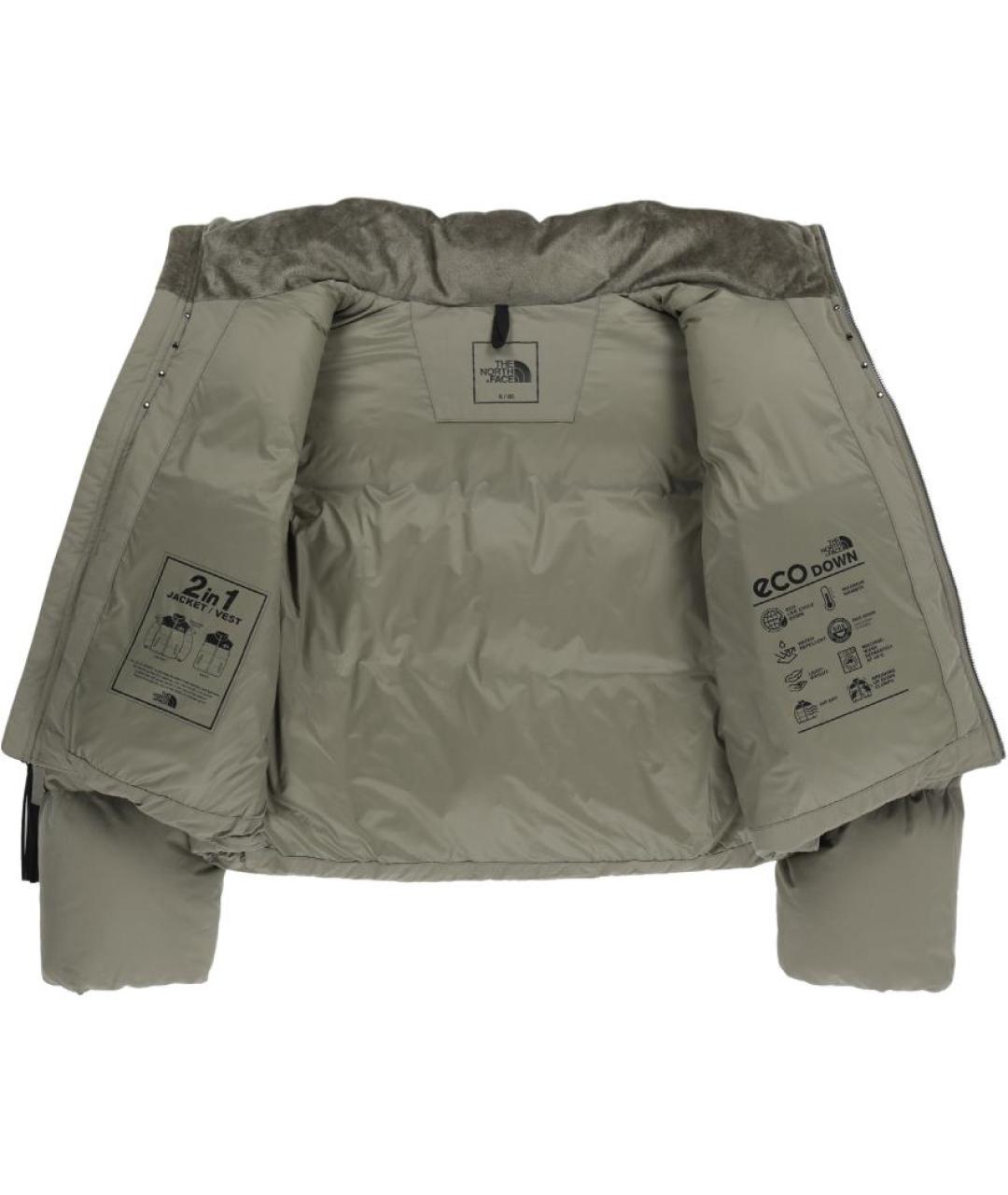 THE NORTH FACE Хаки полиамидовая куртка, фото 3