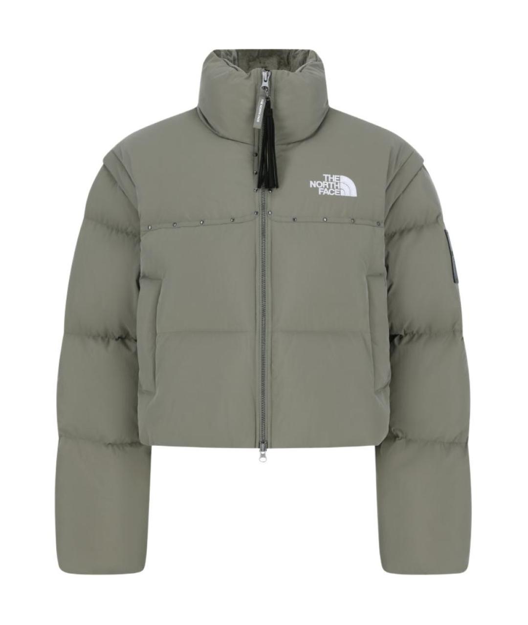 THE NORTH FACE Хаки полиамидовая куртка, фото 1