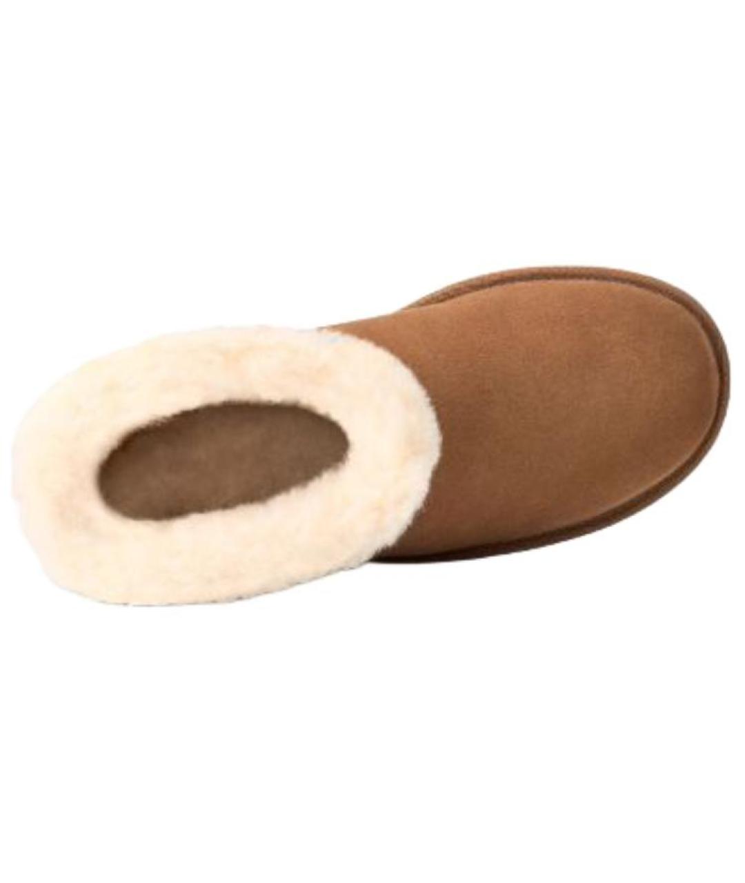 UGG AUSTRALIA Коричневые нубуковые ботинки, фото 4