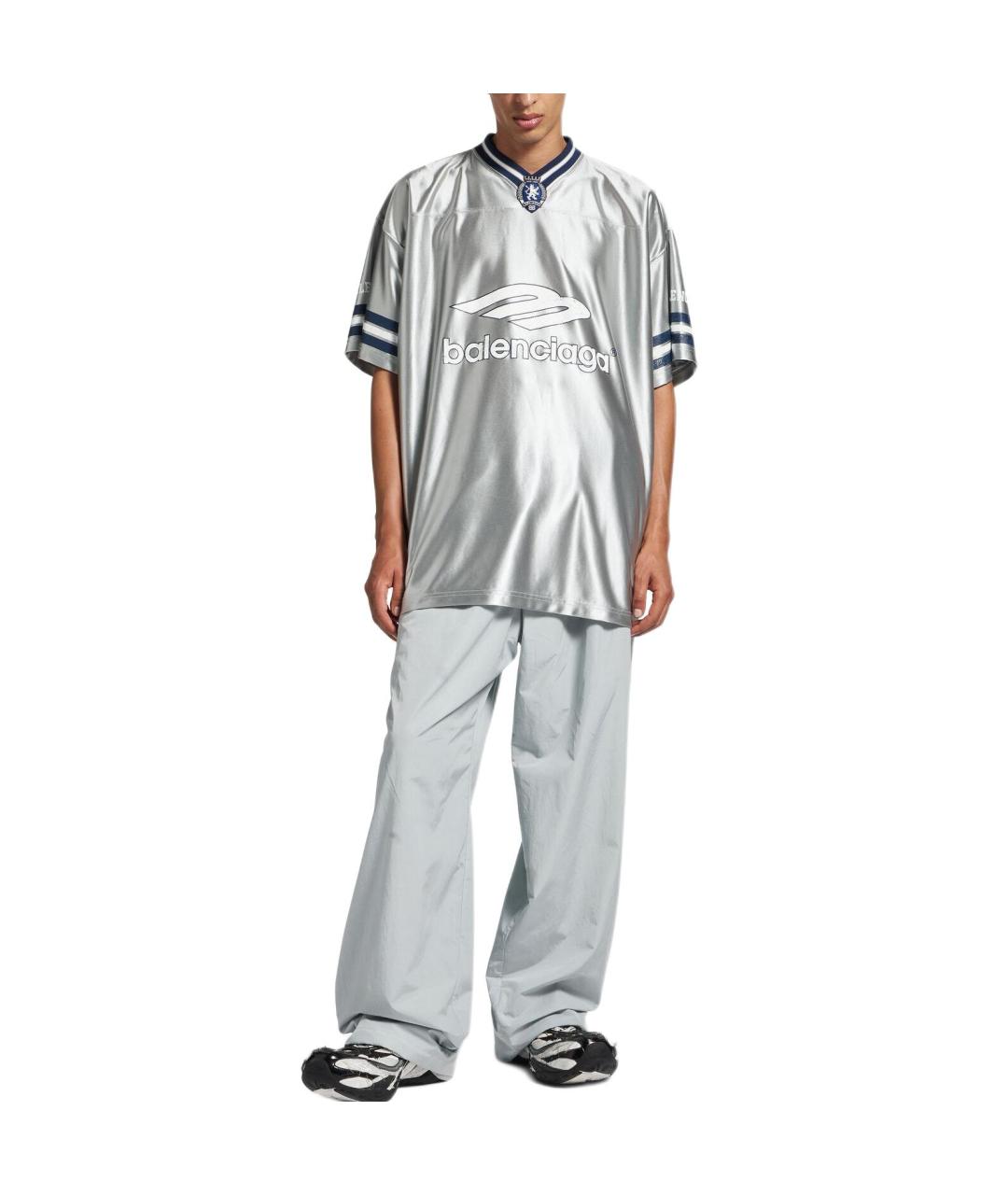 BALENCIAGA Серая футболка, фото 3