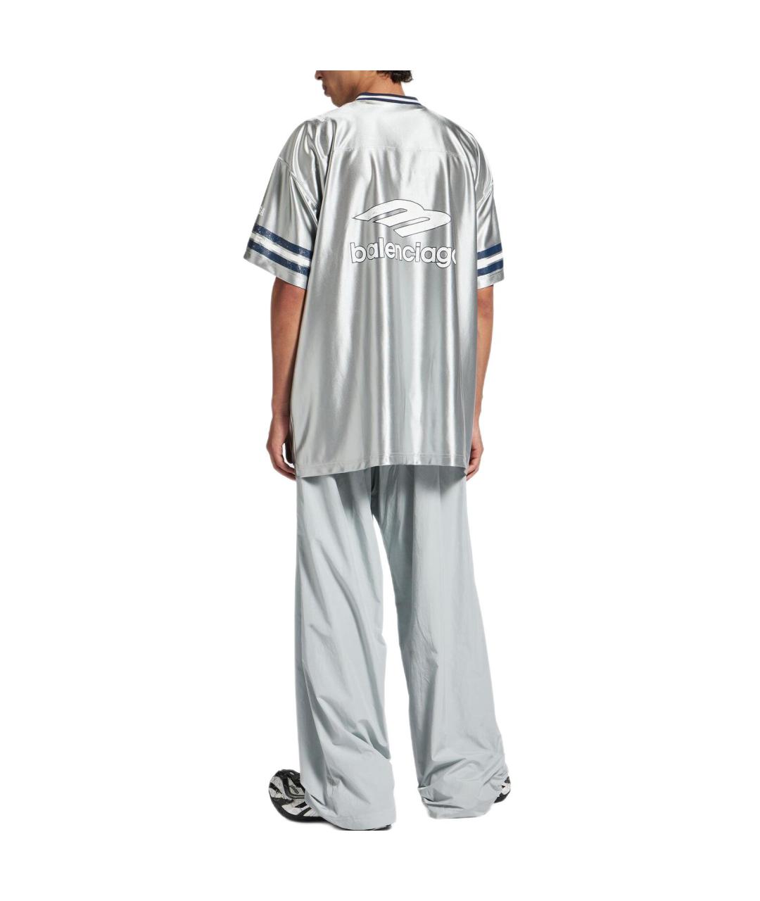 BALENCIAGA Серая футболка, фото 4