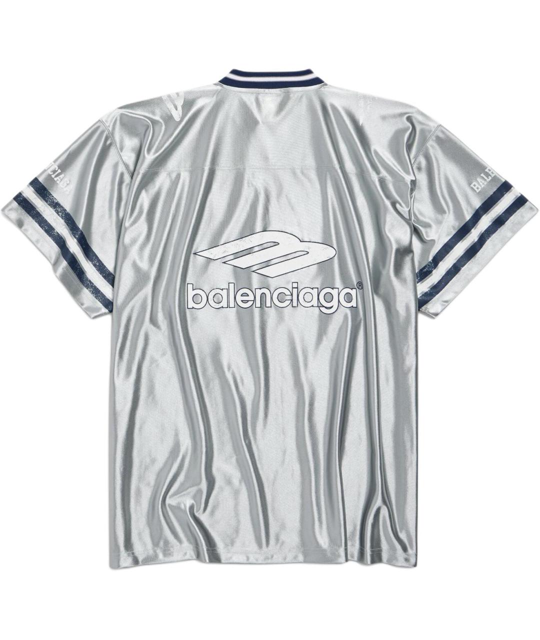 BALENCIAGA Серая футболка, фото 2