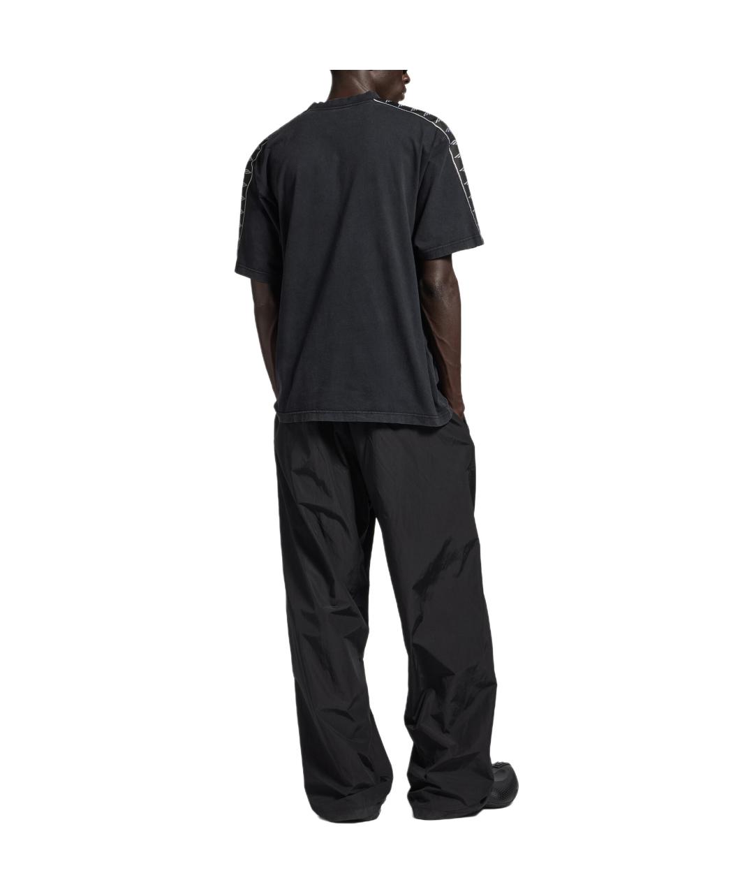 BALENCIAGA Черная футболка, фото 4