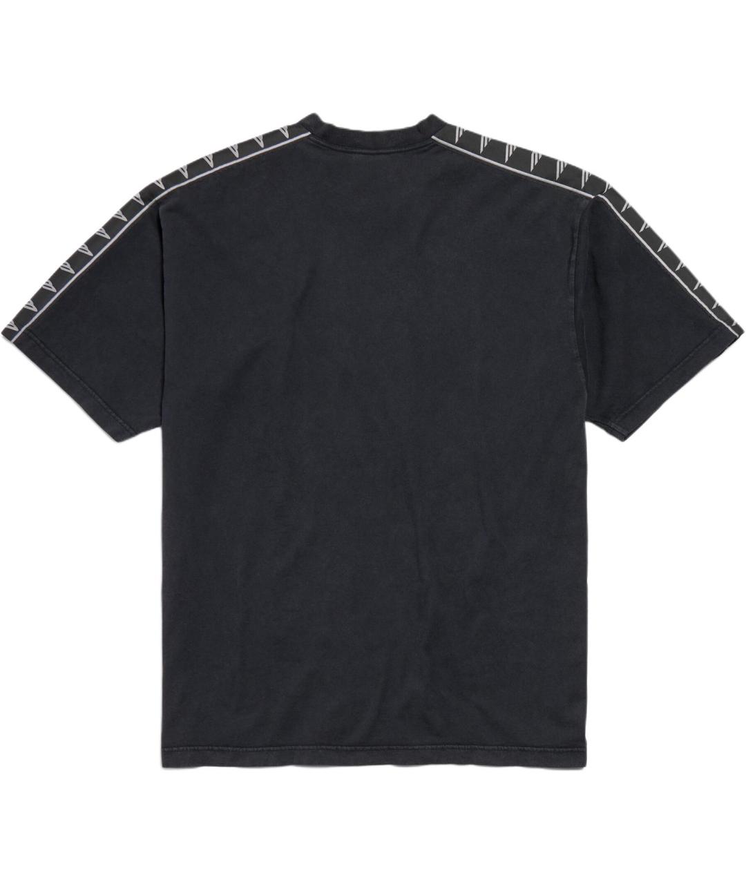 BALENCIAGA Черная футболка, фото 2