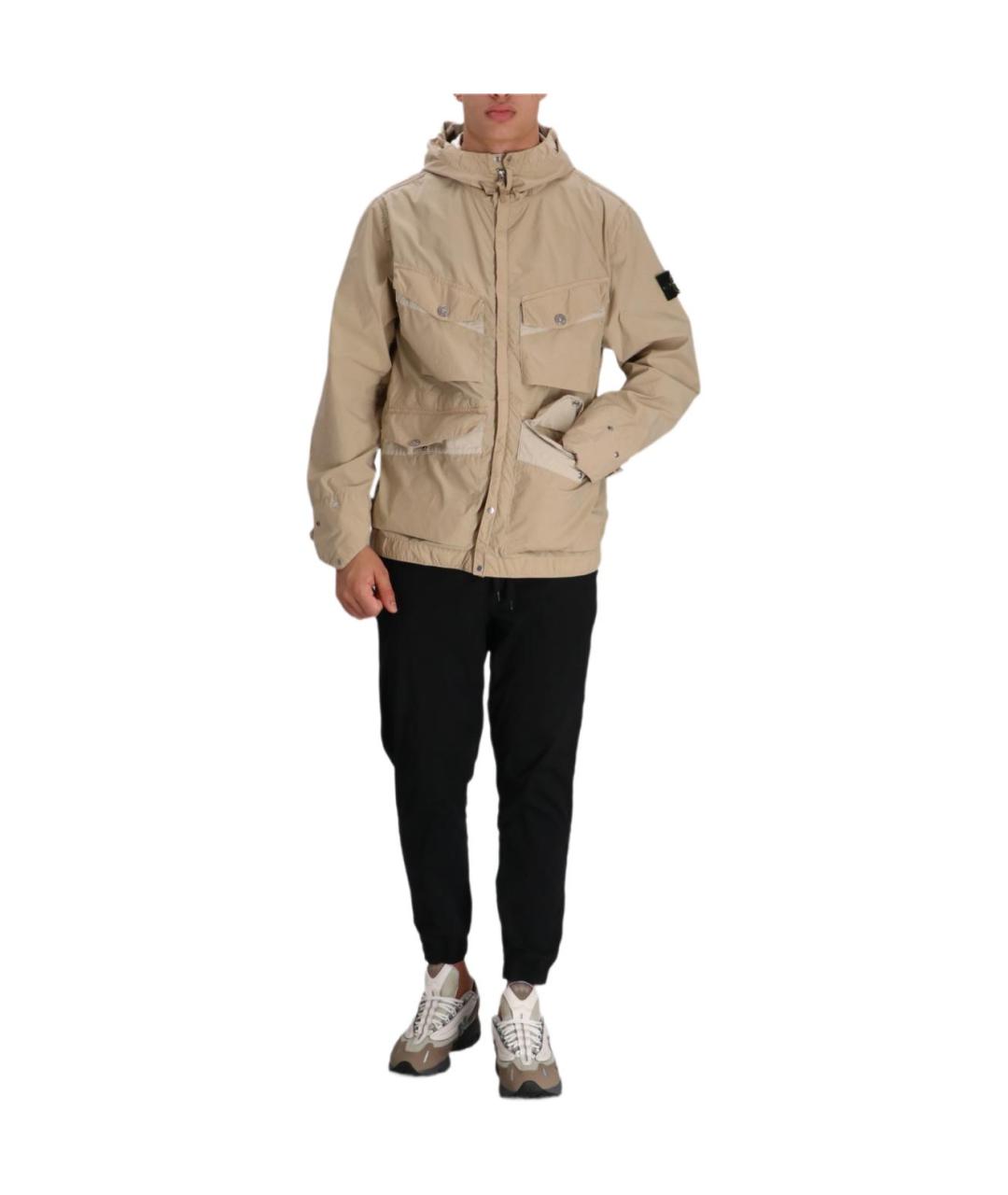 STONE ISLAND Бежевая куртка, фото 2
