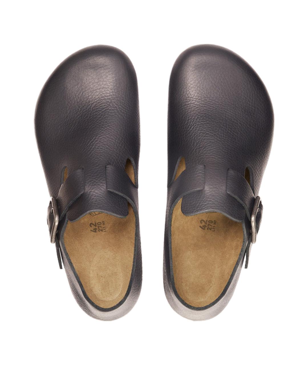 BIRKENSTOCK Черные кожаные лоферы, фото 4