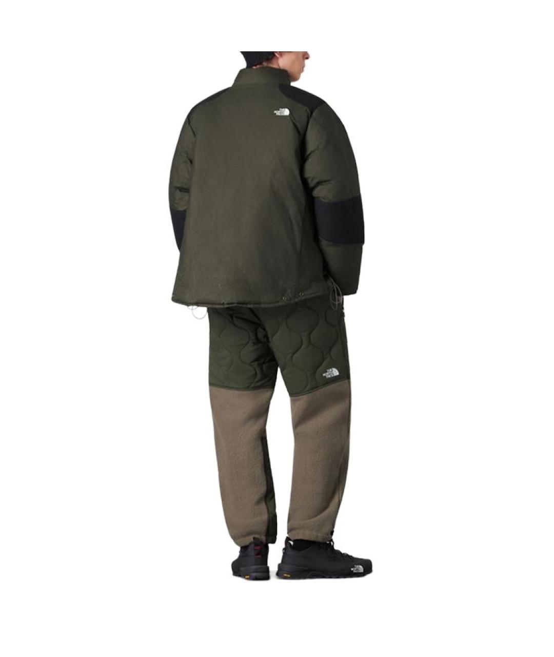 THE NORTH FACE Хаки полиамидовый пуховик, фото 3