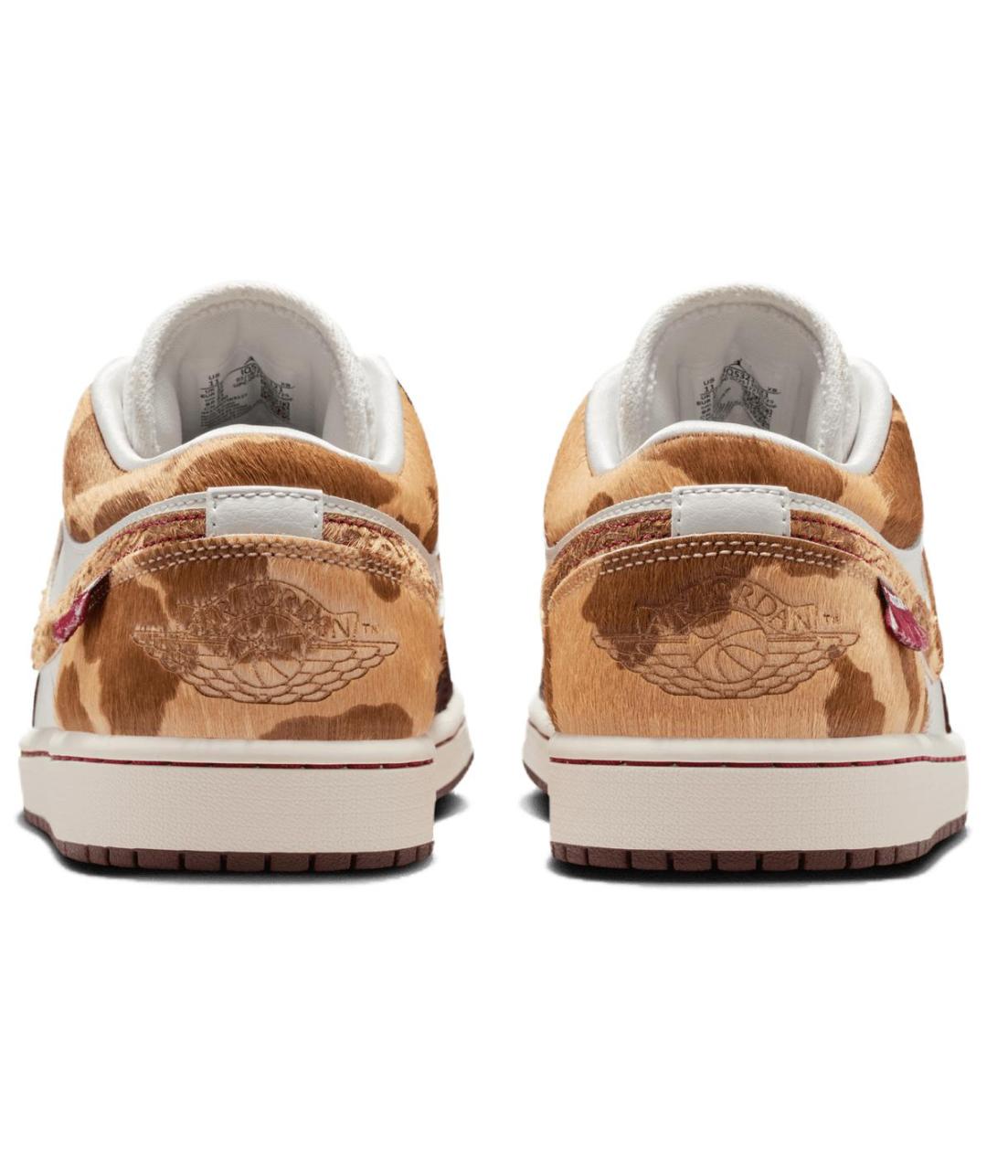 JORDAN Бежевые низкие кроссовки / кеды, фото 4