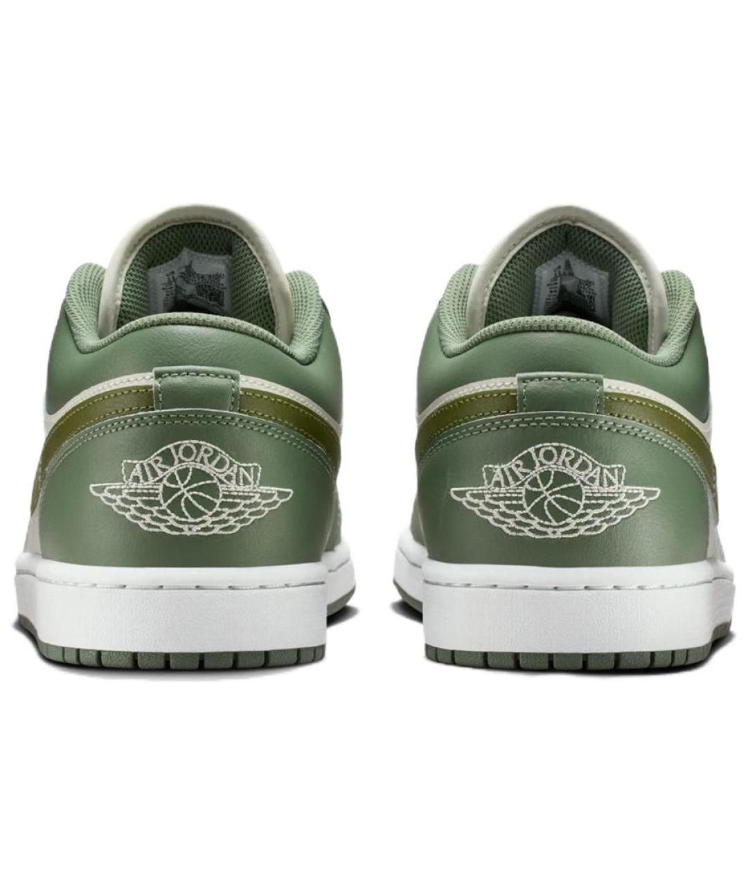 JORDAN Зеленые низкие кроссовки / кеды, фото 5