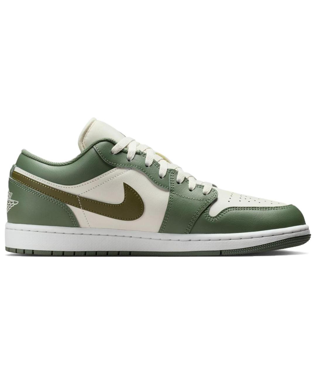 JORDAN Зеленые низкие кроссовки / кеды, фото 1