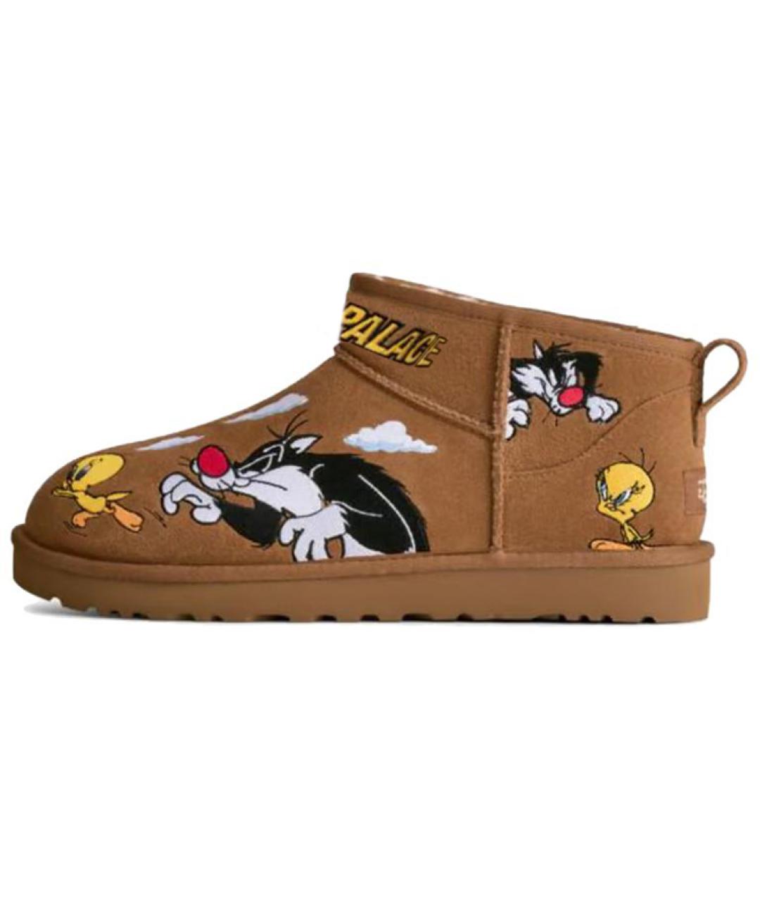 UGG AUSTRALIA Коричневые нубуковые ботинки, фото 2