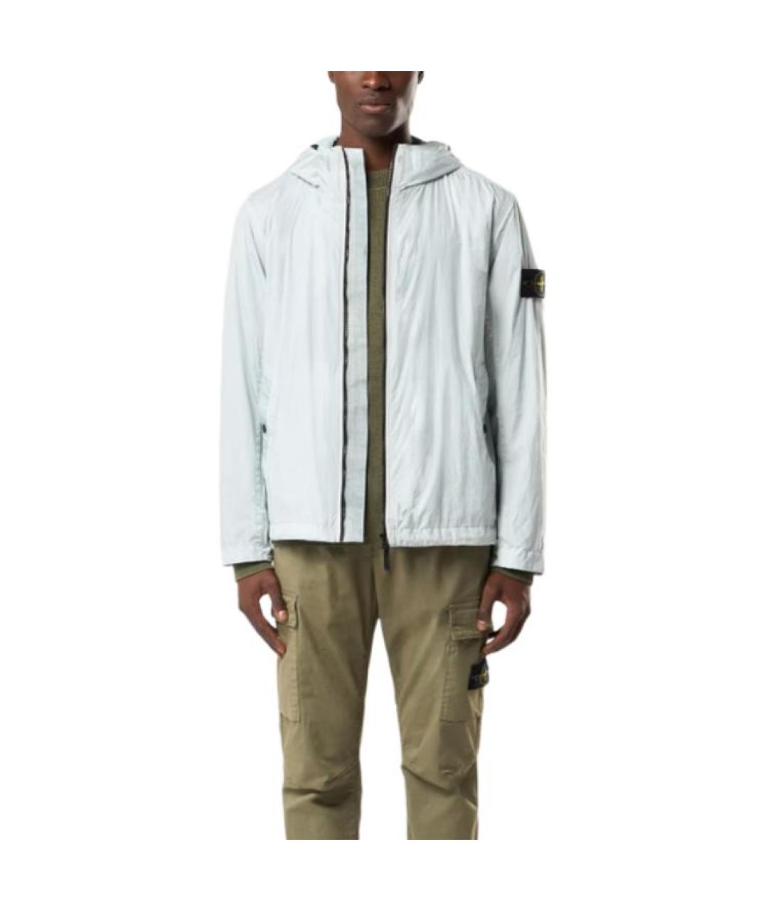 STONE ISLAND Голубая куртка, фото 3