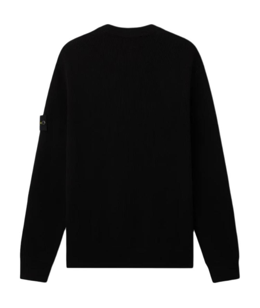 STONE ISLAND Черный джемпер / свитер, фото 2