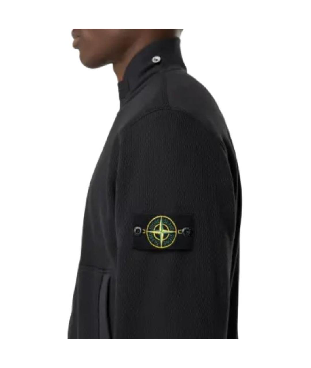 STONE ISLAND Черная куртка, фото 5