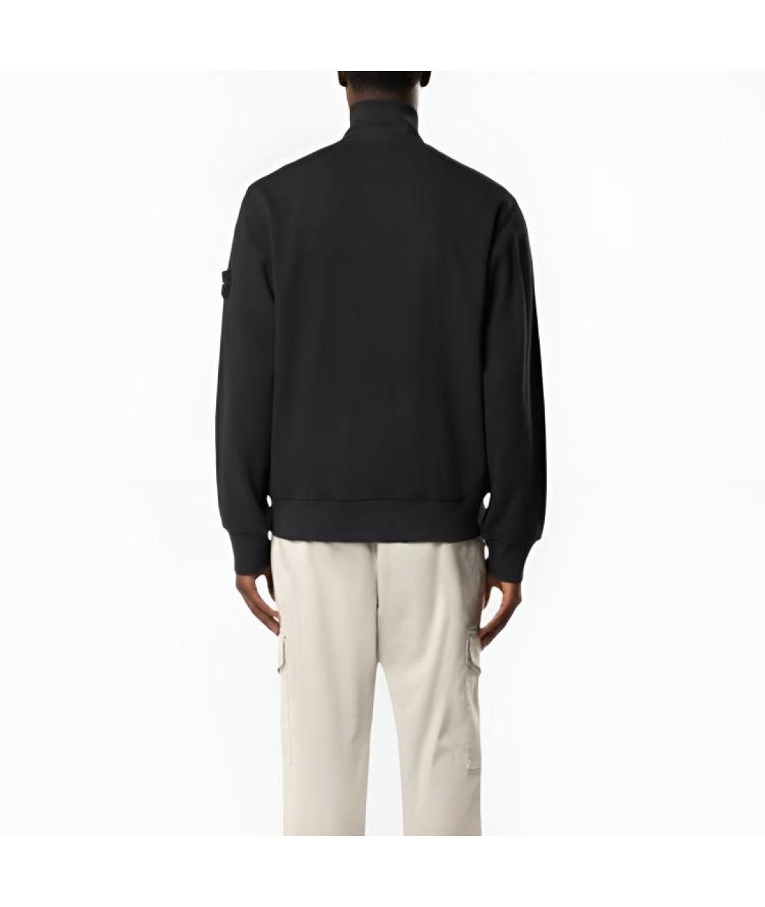 STONE ISLAND Черная куртка, фото 3