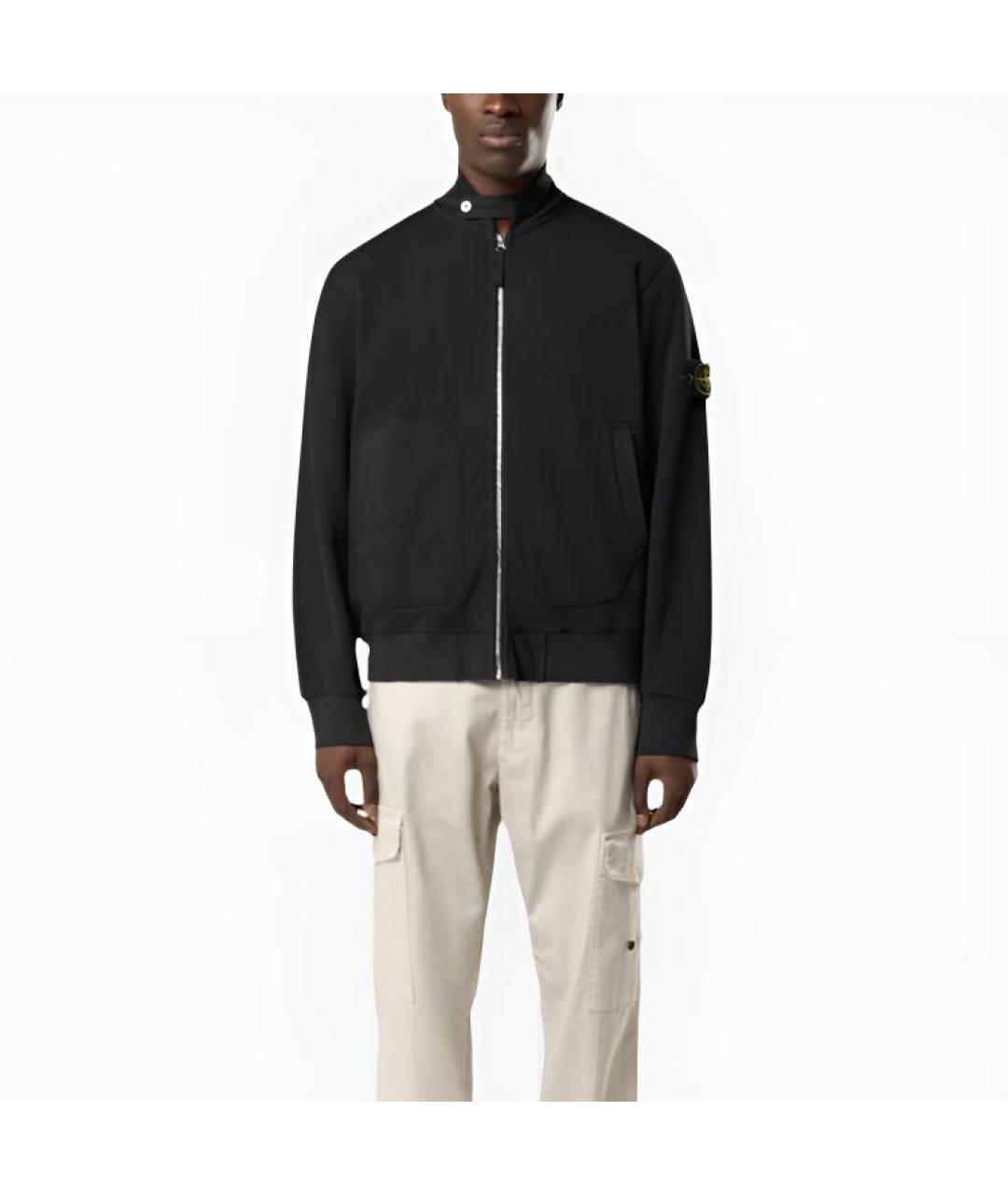 STONE ISLAND Черная куртка, фото 2