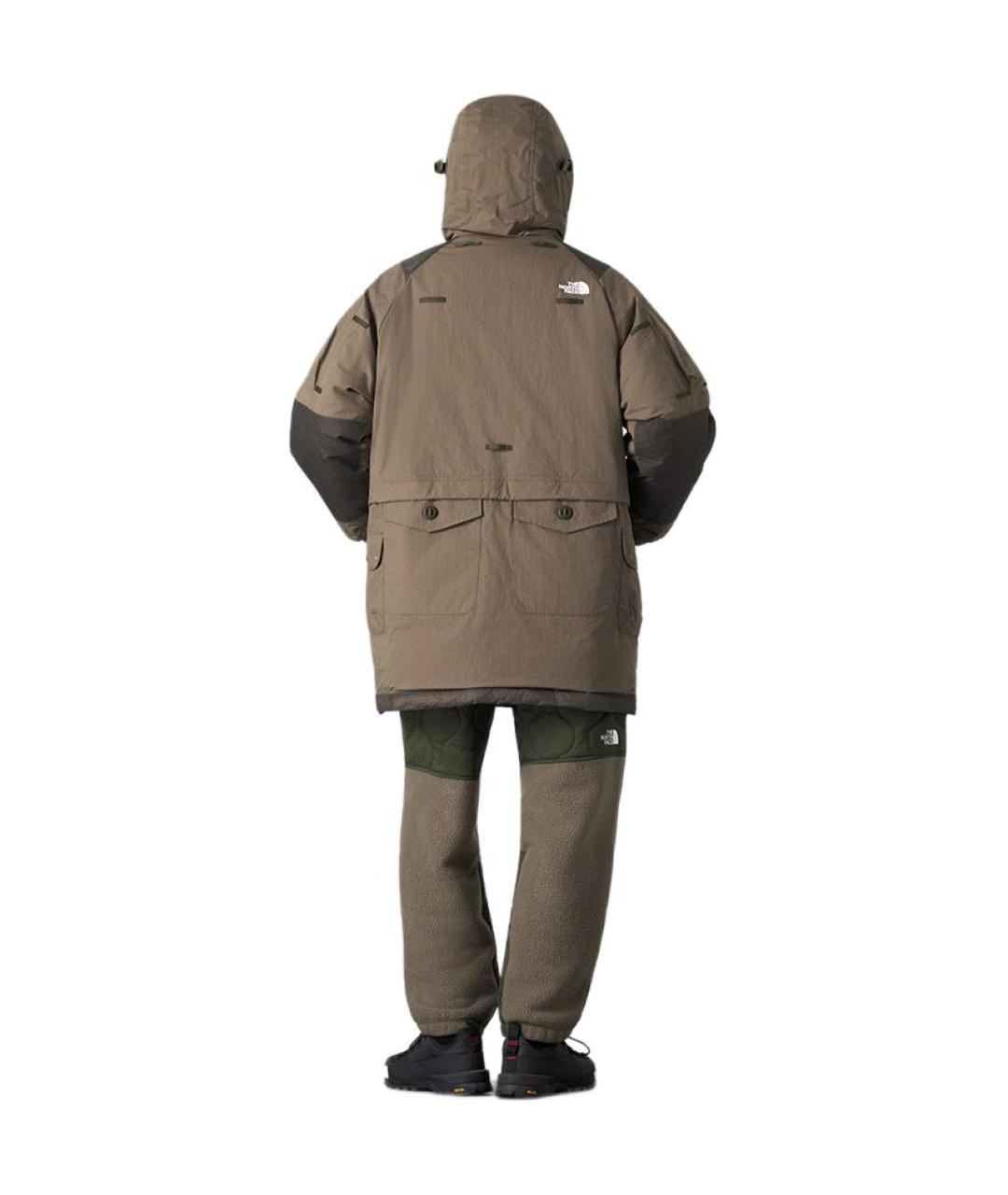 THE NORTH FACE Коричневый пуховик, фото 2