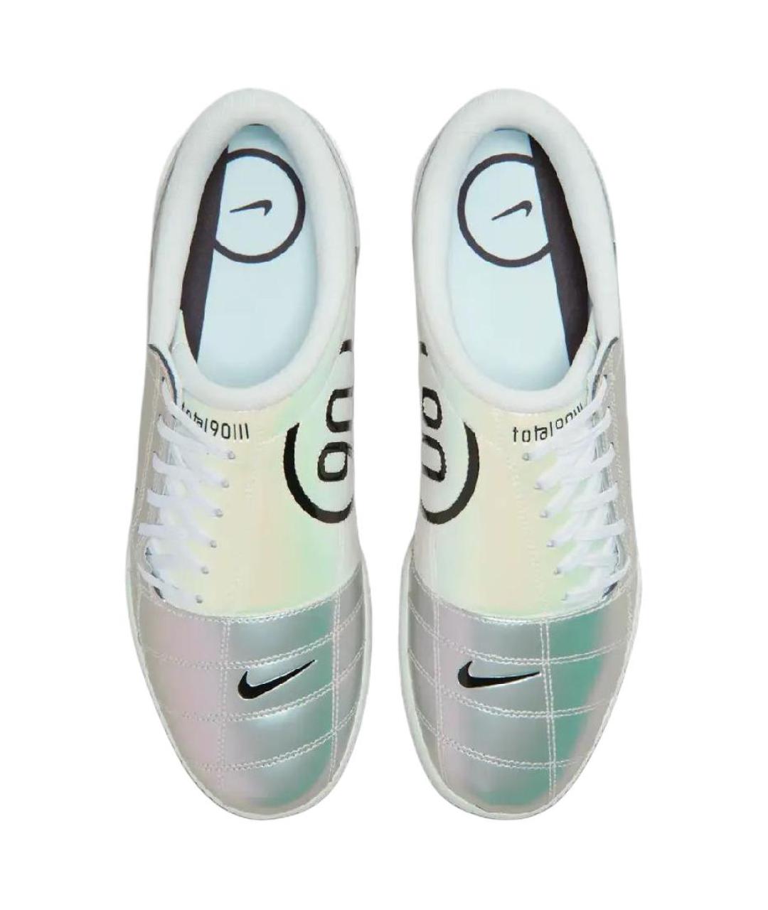 NIKE Серебряные кеды, фото 4