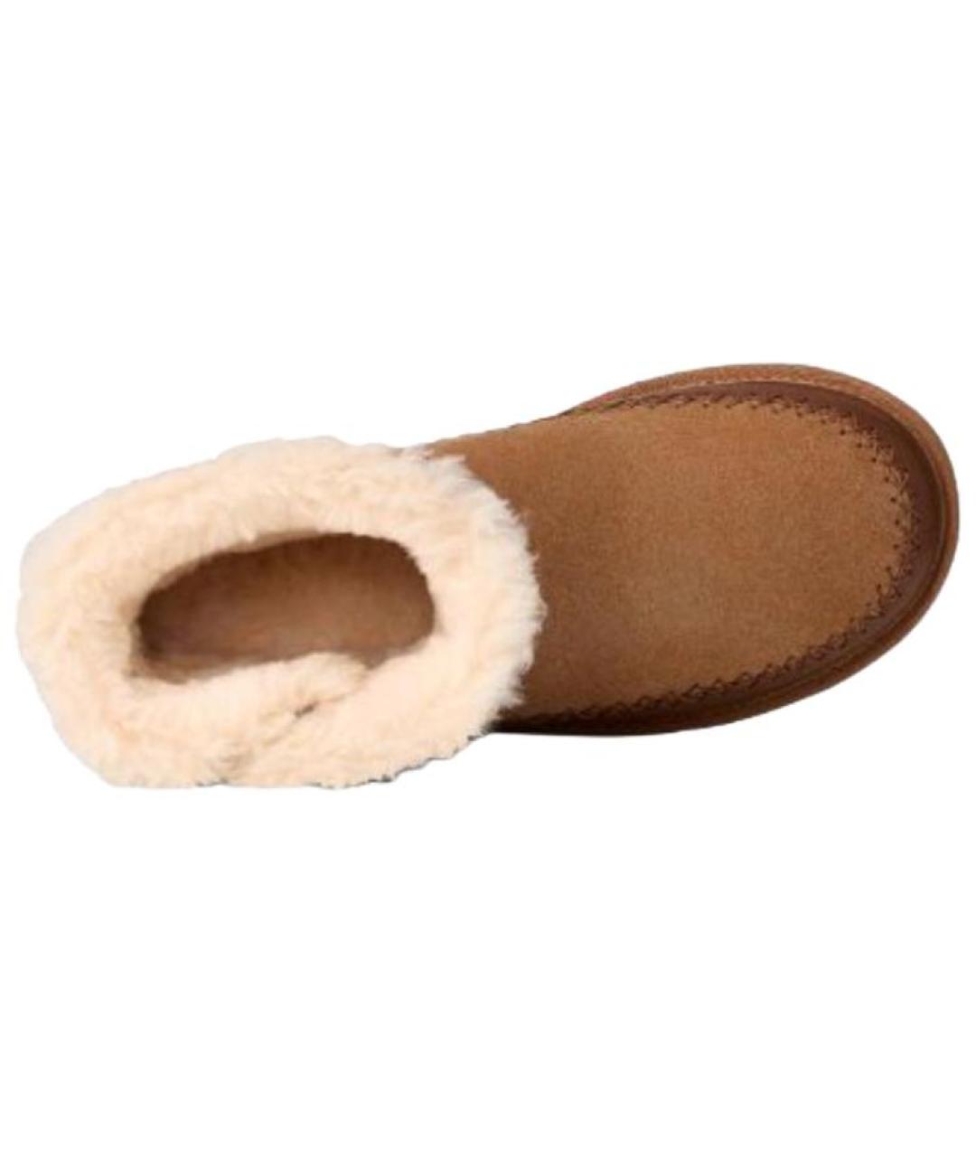 UGG AUSTRALIA Коричневые кожаные ботинки, фото 4