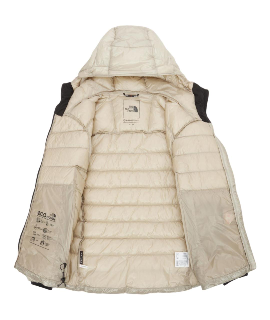 THE NORTH FACE Золотой пуховик, фото 3