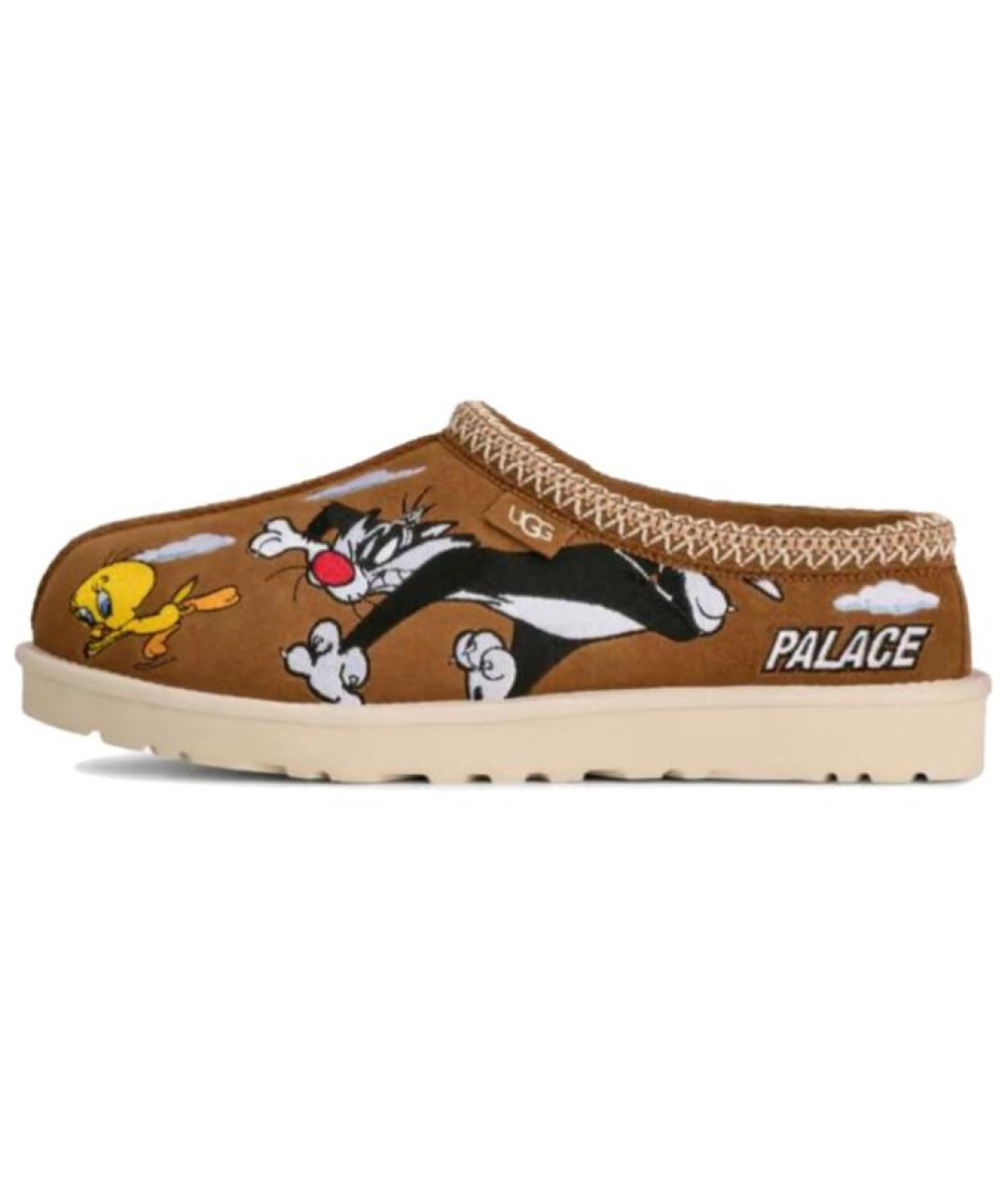 UGG AUSTRALIA Коричневые нубуковые мюли, фото 2