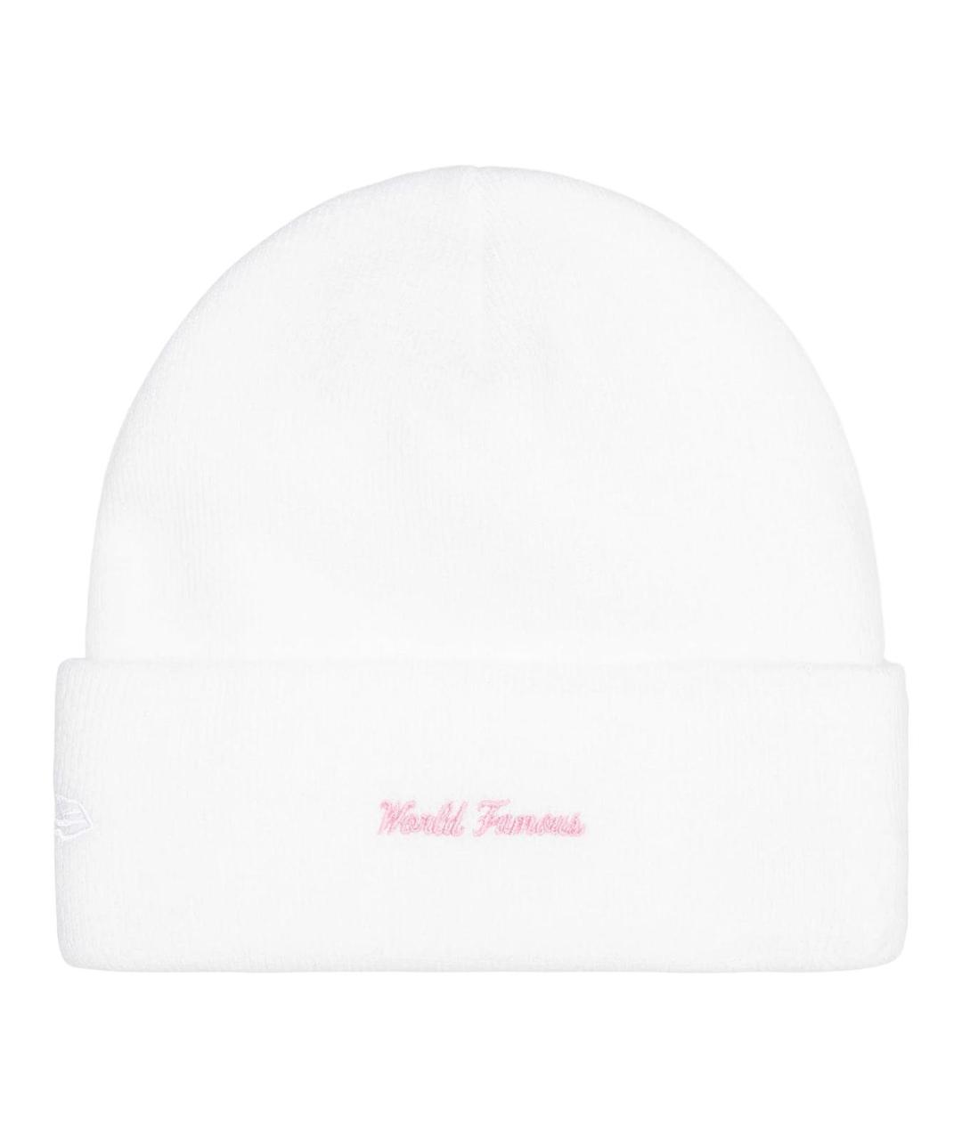 SUPREME Белая шапка, фото 2
