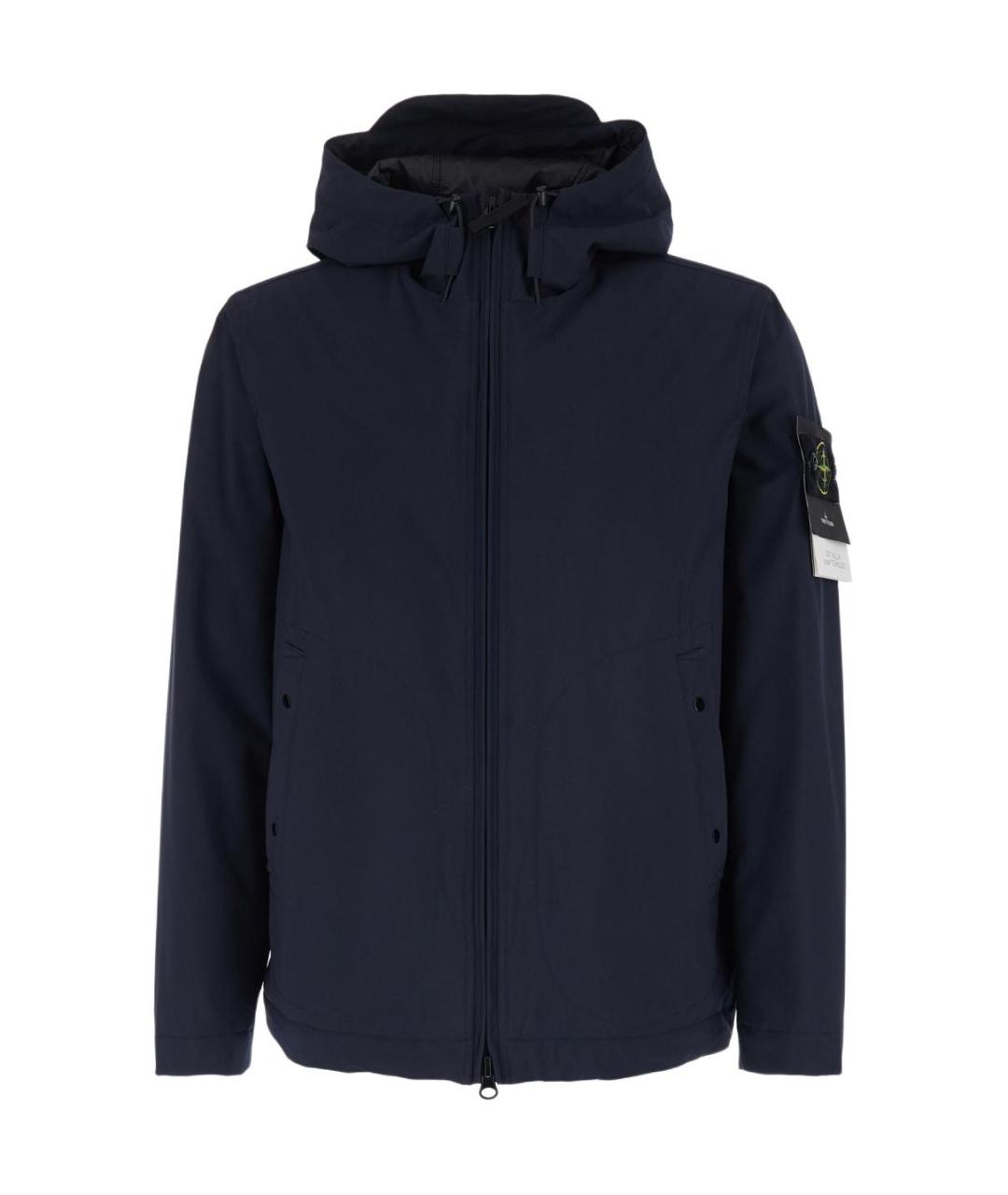 STONE ISLAND Синяя полиамидовая куртка, фото 1