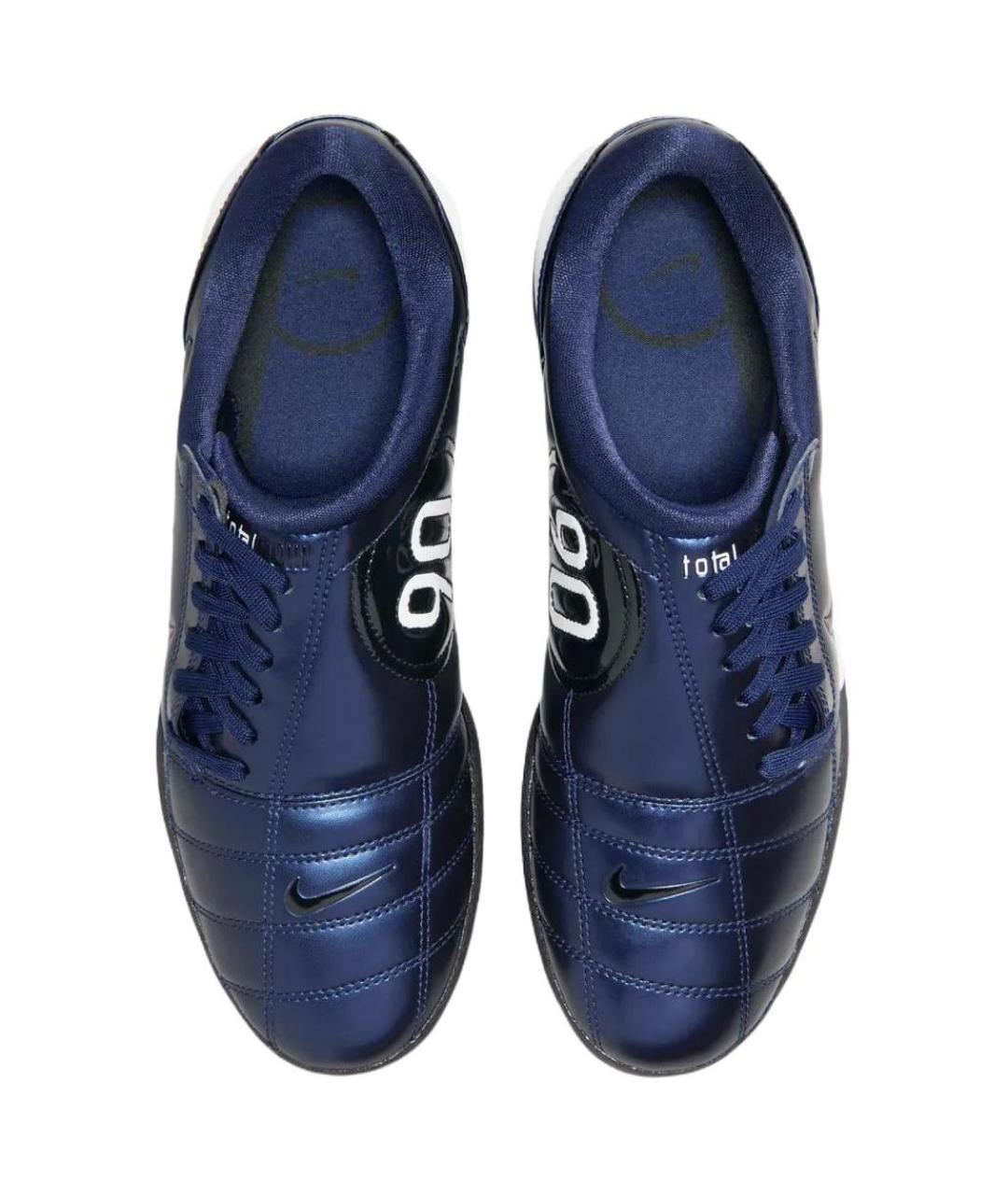 NIKE Синие кожаные кеды, фото 4