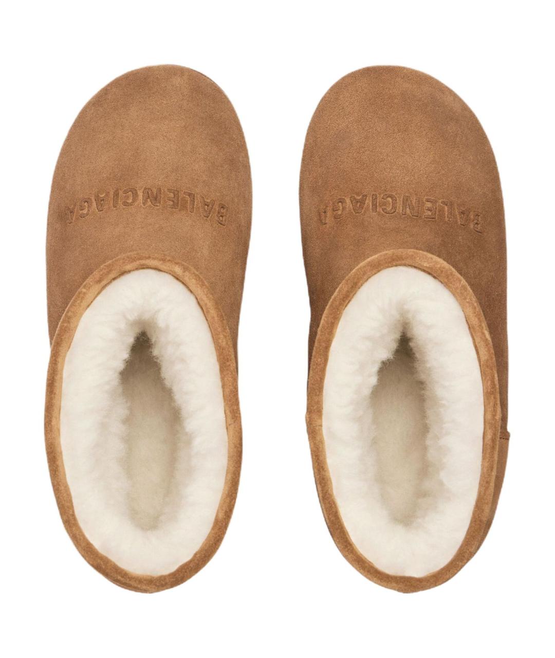 BALENCIAGA Бежевые ботинки, фото 5